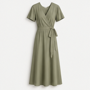 Amelie Wrap Midi Dress